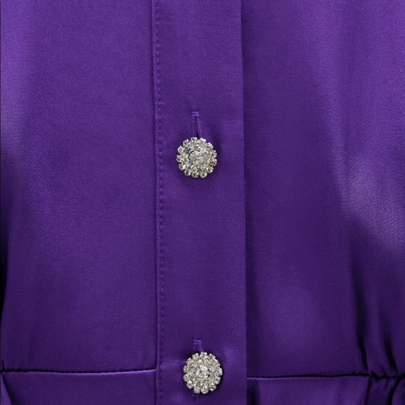 Satin effect shirt dress - Picture 8 of 11